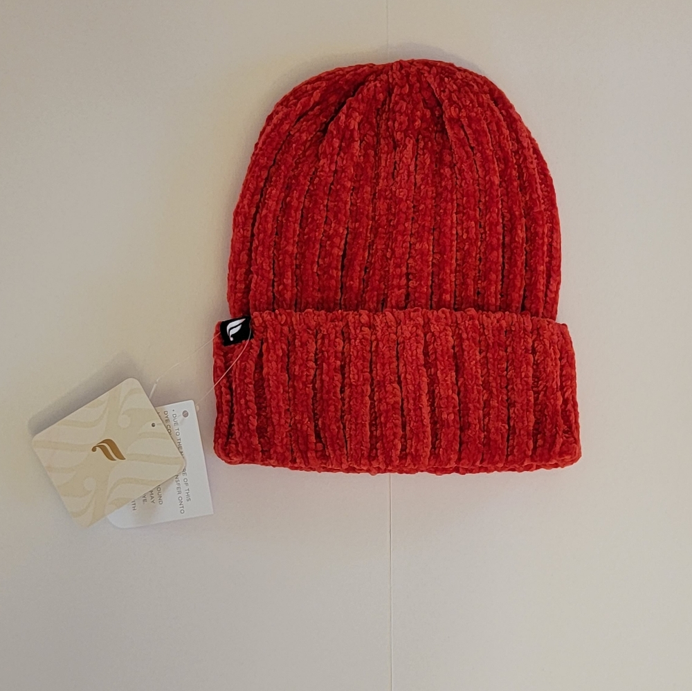 Fabletics Velvet Yarn Beanie - NWT